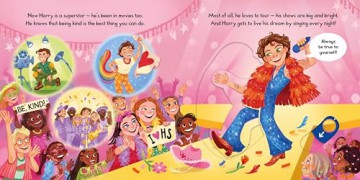 Little Superstars: Harry: A push, pull, slide book about your favourite popstar! (Little Superstars - Campbell, 3) - Campbell Books [KSIĄŻKA]