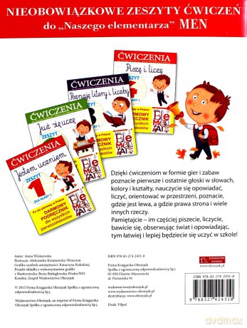 Jestem uczniem. Zeszyt 1 dla klasy 1. Ćwiczenia do `Naszego Elementarza` (MEN) - Anna Wiśniewska [KSIĄŻKA]