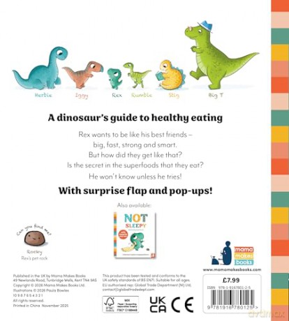 Big Like You: A dinosaur's guide to healthy eating (Dinosaur Guides) - Mama Makes Books [KSIĄŻKA]