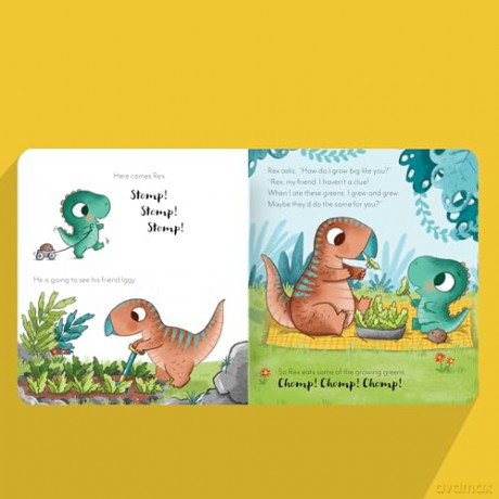 Big Like You: A dinosaur's guide to healthy eating (Dinosaur Guides) - Mama Makes Books [KSIĄŻKA]