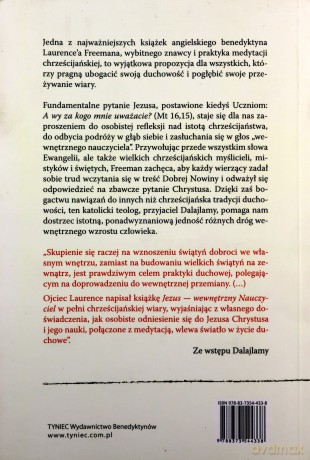 Jezus wewnętrzny Nauczyciel - Laurence Freeman OSB [KSIĄŻKA]
