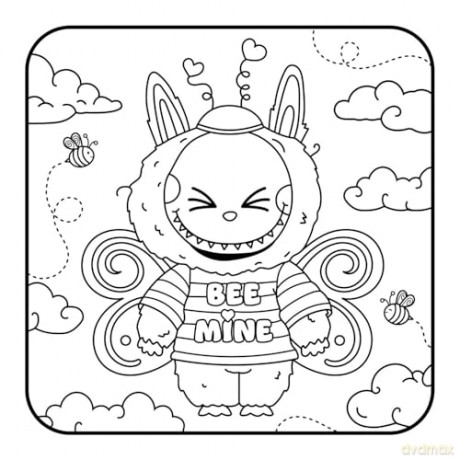 The Lafufu in Love Cosy Colouring Book: The perfect Valentine's Day gift for kids!: Volume 3 (Lafufu Activity Books) - Lafufu [KSIĄŻKA]