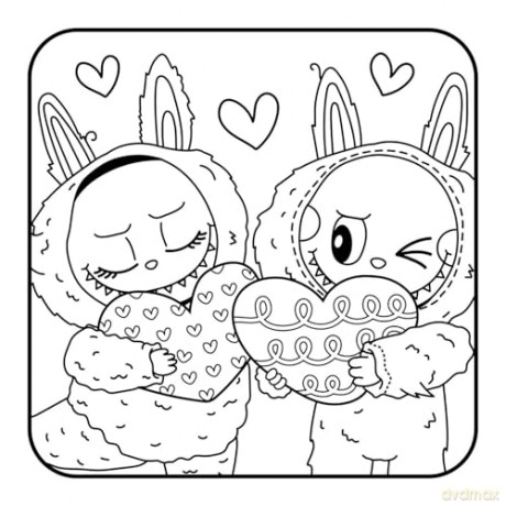 The Lafufu in Love Cosy Colouring Book: The perfect Valentine's Day gift for kids!: Volume 3 (Lafufu Activity Books) - Lafufu [KSIĄŻKA]