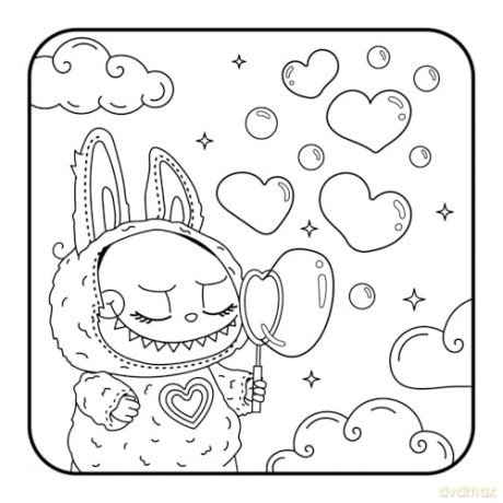 The Lafufu in Love Cosy Colouring Book: The perfect Valentine's Day gift for kids!: Volume 3 (Lafufu Activity Books) - Lafufu [KSIĄŻKA]