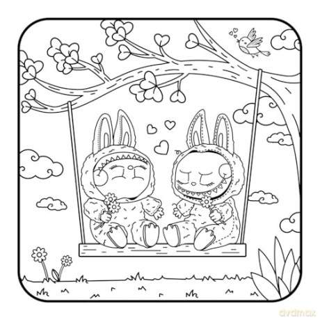 The Lafufu in Love Cosy Colouring Book: The perfect Valentine's Day gift for kids!: Volume 3 (Lafufu Activity Books) - Lafufu [KSIĄŻKA]