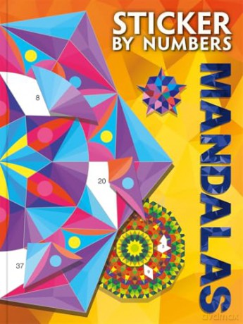 Sticker By Numbers: Mandalas [KSIĄŻKA]