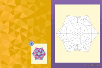 Sticker By Numbers: Mandalas [KSIĄŻKA]