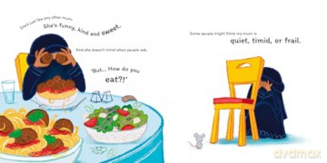 My Super Fun Niqabi Mum! - A joyful, inclusive story about the universal bond between parent and child. Perfect for young Muslim readers! - Red [KSIĄŻKA]