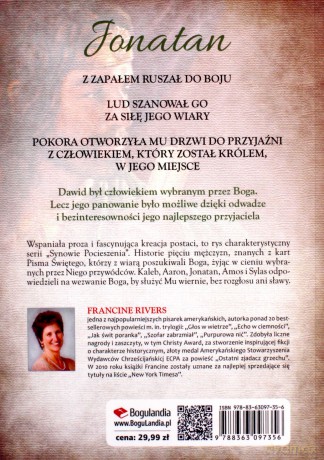 Jonatan. Syn Saula, przyjaciel Dawida. Część 3 serii Synowie Pocieszenia - Francine Rivers [KSIĄŻKA]