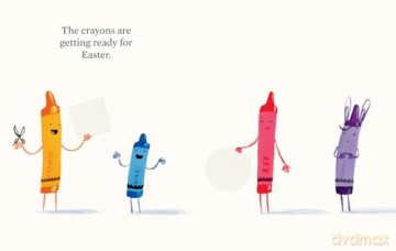 Happy Easter from the Crayons: From the creators of the #1 bestselling The Day the Crayons Quit - the perfect Easter picture book for kids! - Drew Daywalt [KSIĄŻKA]