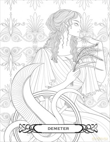 Badass Women of Greek Mythology Coloring Book: 45 Goddesses, Mortals, and Monsters to Colour - Meel Tamphanon [KSIĄŻKA]