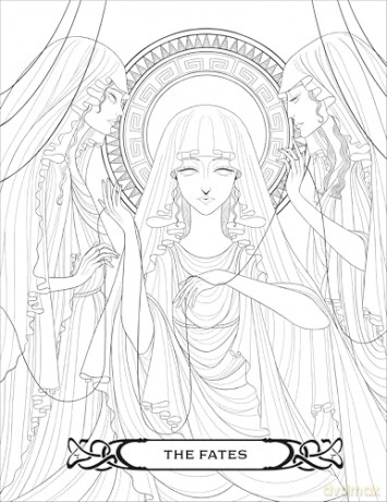 Badass Women of Greek Mythology Coloring Book: 45 Goddesses, Mortals, and Monsters to Colour - Meel Tamphanon [KSIĄŻKA]