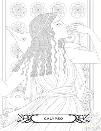 Badass Women of Greek Mythology Coloring Book: 45 Goddesses, Mortals, and Monsters to Colour - Meel Tamphanon [KSIĄŻKA]
