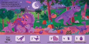 I Can Spy a Dinosaur: Spotting, Counting, Colours - Buster Books [KSIĄŻKA]