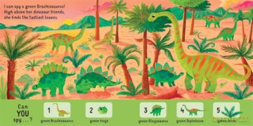 I Can Spy a Dinosaur: Spotting, Counting, Colours - Buster Books [KSIĄŻKA]