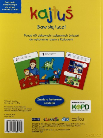 Kajtuś. Baw się i ucz! (3-4 lata) [KSIĄŻKA]
