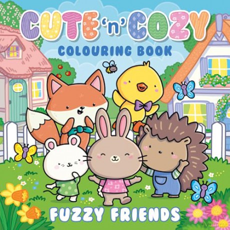 Fuzzy Friends (Cute 'n' Cozy Colouring Book) [KSIĄŻKA]