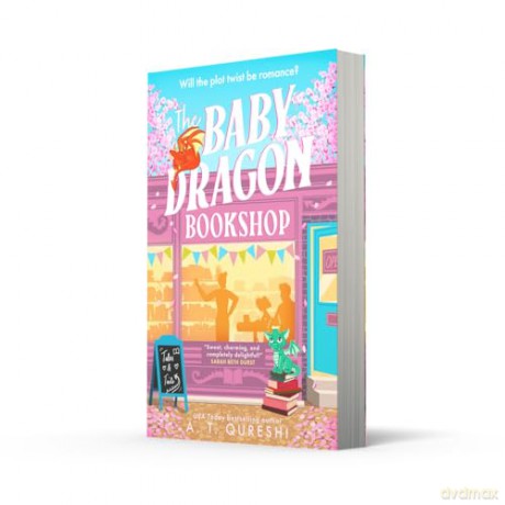 The Baby Dragon Bookshop: THE cozy bookish fantasy romance you NEED in 2026: Book 3 (The Baby Dragon series) - A. T. Qureshi [KSIĄŻKA]