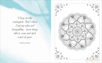 The Calming Mandala Colouring Book: Includes 45 Meditative Images (Arcturus Creative Colour by Numbers) - September Reed [KSIĄŻKA]