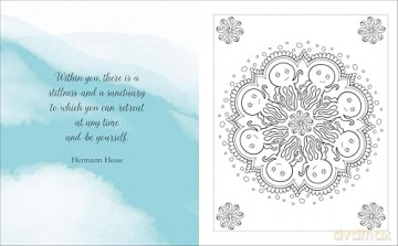 The Calming Mandala Colouring Book: Includes 45 Meditative Images (Arcturus Creative Colour by Numbers) - September Reed [KSIĄŻKA]