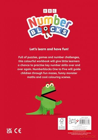 Numberblocks Red Level Workbook: Puzzles and Games Educational Activities Perfect for Early Learning and Fans of the TV Series Ages 3-5+ (Numberblocks, Alphablocks and Colourblocks Workbooks) - Numberblocks [KSIĄŻKA]