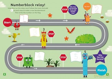 Numberblocks Red Level Workbook: Puzzles and Games Educational Activities Perfect for Early Learning and Fans of the TV Series Ages 3-5+ (Numberblocks, Alphablocks and Colourblocks Workbooks) - Numberblocks [KSIĄŻKA]