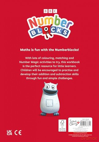 Numberblocks Red Level Workbook: Adding and Subtracting Educational Activities Perfect for Early Learning and Fans of the TV Series Ages 3-5+: 2 (Numberblocks, Alphablocks and Colourblocks Workbooks) - Numberblocks [KSIĄŻKA]