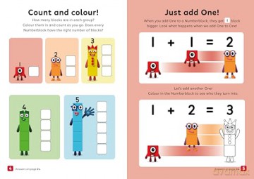 Numberblocks Red Level Workbook: Adding and Subtracting Educational Activities Perfect for Early Learning and Fans of the TV Series Ages 3-5+: 2 (Numberblocks, Alphablocks and Colourblocks Workbooks) - Numberblocks [KSIĄŻKA]