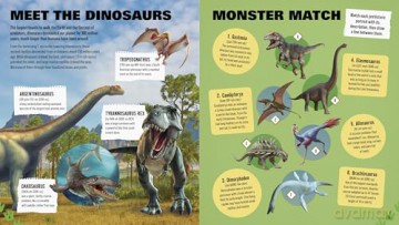 Dinosaurs Activity Book: Mazes, Spot the Difference, Search and Find, and More! - William Potter [KSIĄŻKA]