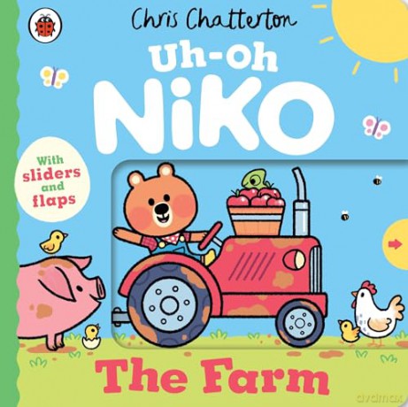 Uh-Oh, Niko: The Farm: Discover animals, tractors and more on the farm with this interactive board book - Chris Chatterton [KSIĄŻKA]