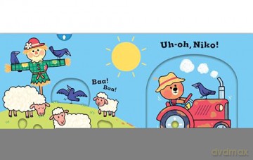 Uh-Oh, Niko: The Farm: Discover animals, tractors and more on the farm with this interactive board book - Chris Chatterton [KSIĄŻKA]