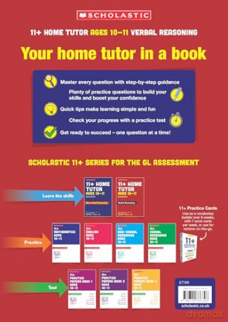 11+ GL Assessment Verbal Reasoning Home Tutor Ages 10-11 (Pass Your 11+) - Alison Milford [KSIĄŻKA]