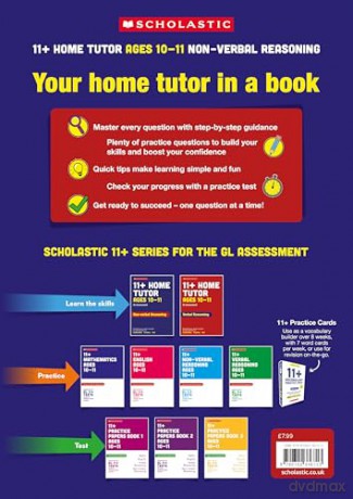 11+ GL Assessment Non-verbal Reasoning Home Tutor Ages 10-11 (Pass Your 11+) - David Hatton [KSIĄŻKA]