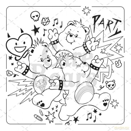 Care Bears: The Official Colouring Book - Care Bears [KSIĄŻKA]