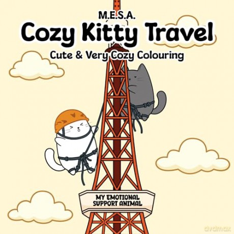 M.E.S.A - Cozy Kitty Travel: Cute and Very Cozy Colouring: 4 - M.E.S.A [KSIĄŻKA]