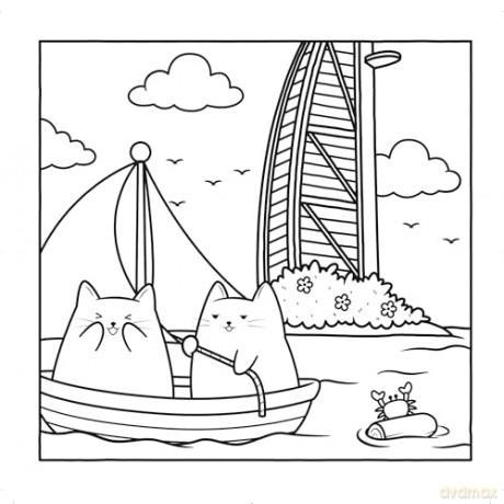 M.E.S.A - Cozy Kitty Travel: Cute and Very Cozy Colouring: 4 - M.E.S.A [KSIĄŻKA]