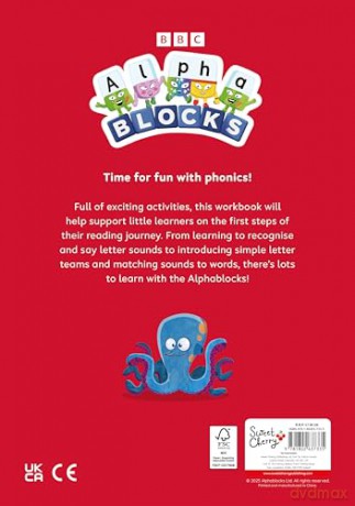 Alphablocks Red Level Workbook: Super Sounds Educational Activities Perfect for Early Learning and Fans of the TV Series Ages 3-5+: 4 (Numberblocks, Alphablocks and Colourblocks Workbooks) - Alphablocks [KSIĄŻKA]