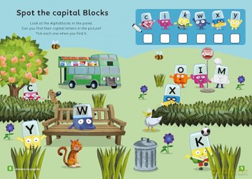 Alphablocks Red Level Workbook: Capital Letters Educational Activities Perfect for Early Learning and Fans of the TV Series Ages 3-5+: 6 (Numberblocks, Alphablocks and Colourblocks Workbooks) - Alphablocks [KSIĄŻKA]