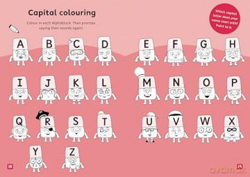 Alphablocks Red Level Workbook: Capital Letters Educational Activities Perfect for Early Learning and Fans of the TV Series Ages 3-5+: 6 (Numberblocks, Alphablocks and Colourblocks Workbooks) - Alphablocks [KSIĄŻKA]