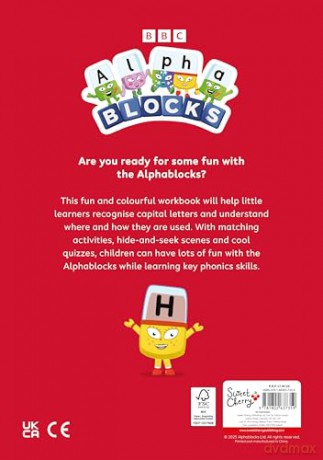 Alphablocks Red Level Workbook: Capital Letters Educational Activities Perfect for Early Learning and Fans of the TV Series Ages 3-5+: 6 (Numberblocks, Alphablocks and Colourblocks Workbooks) - Alphablocks [KSIĄŻKA]