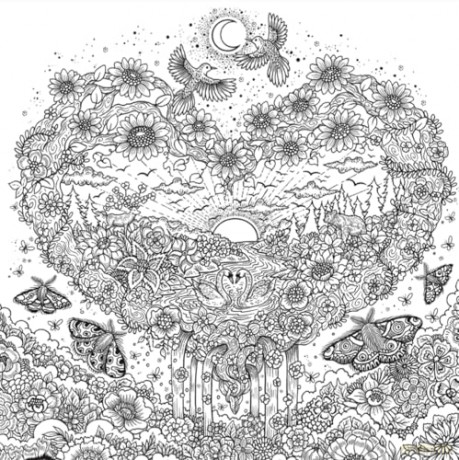 Flower Fantasy: A Colouring Journey Through Fantastic Florals - Melpomeni Chatzipanagiotou [KSIĄŻKA]