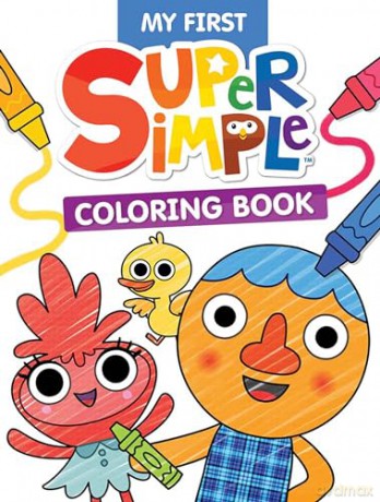 Super Simple My First Coloring Book [KSIĄŻKA]