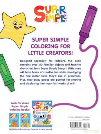 Super Simple My First Coloring Book [KSIĄŻKA]