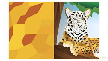 Kaleidoscope Sticker Mosaics: Amazing Animals - Bookoli [KSIĄŻKA]