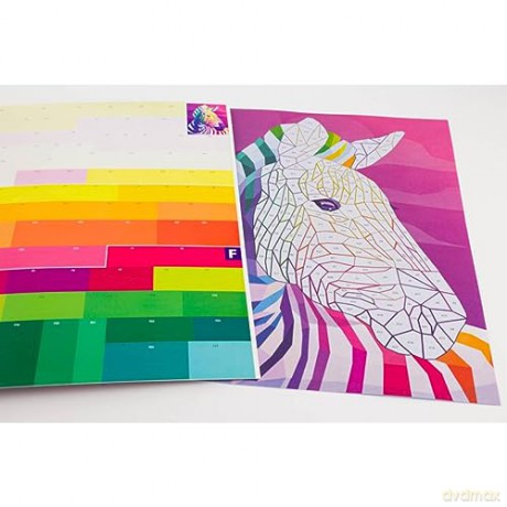 Kaleidoscope Sticker Mosaics: Amazing Animals - Bookoli [KSIĄŻKA]
