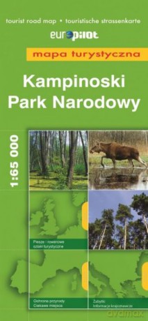 Kampinoski Park Narodowy. Mapa turystyczna w skali 1:65 000. Europilot [KSIĄŻKA]