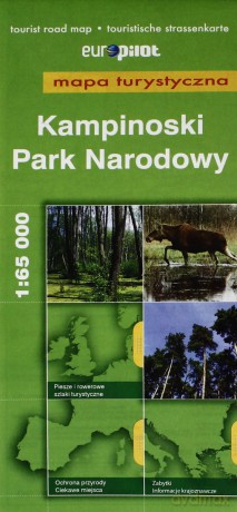 Kampinoski Park Narodowy. Mapa turystyczna w skali 1:65 000. Europilot [KSIĄŻKA]
