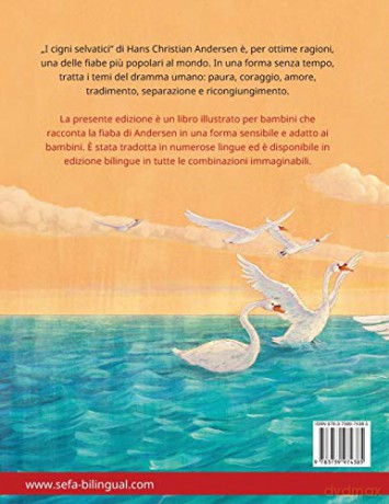 I cigni selvatici - Mabata-maji Mwitu (italiano - swahili): Libro per bambini bilingue tratto da una fiaba di Hans Christian Andersen, con audiolibro online (Sefa Libri Illustrati in Due Lingue) - Ulrich Renz [KSIĄŻKA]