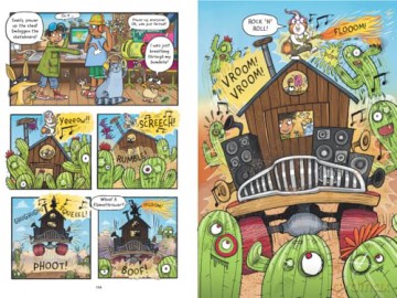 Chicken Hill: Attack of the Zombie Cactus: Three hilarious short stories in one brilliantly weird graphic novel - Beccy Blake [KSIĄŻKA]