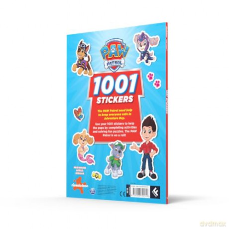 PAW Patrol 1001 Stickers: New activity book for 2026, packed with over one thousand stickers - the perfect gift for children and fans aged 3, 4, 5, 6 and up! - Paw Patrol [KSIĄŻKA]